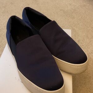 Vince Navy Slip-On Athletic Shoes